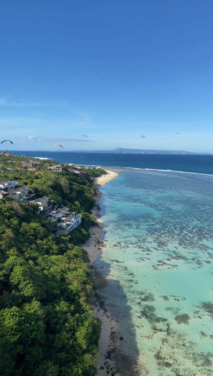 Sawangan paragliding view 1