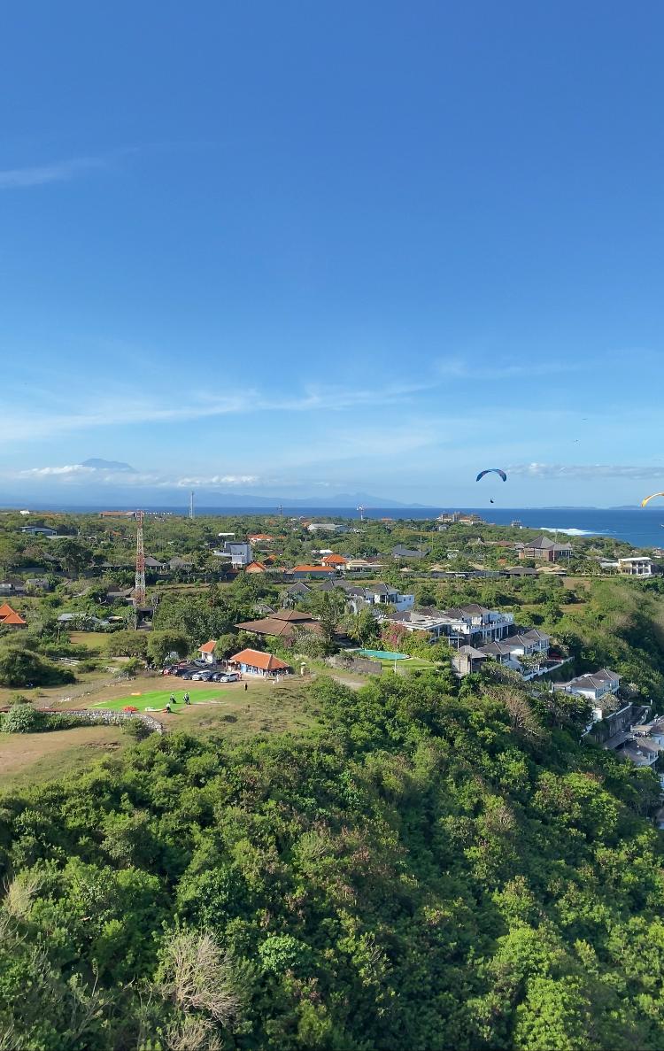 Sawangan paragliding view 2